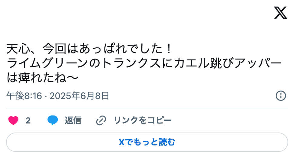 那須川天心 カエル跳びアッパー
