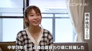 横井桃花 中学
